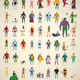 Illustration for article titled 8-bit super-hero poster makes me dream of perfect adventure games